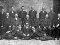 Mens-German-Singing-Group  Great Grandfather Trageser, top right, in Mens German singing group