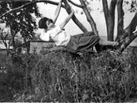 mom-climbing-tree-1927  Mom-Mom Climbing Tree - 1927