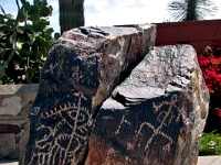 Talisien-West-2009-102  Petroglyphs collected by Frank Lloyd Wright